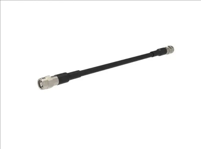 RF Cable Assemblies RP-TNC Straight Plug 12 in Length 50 Ohms