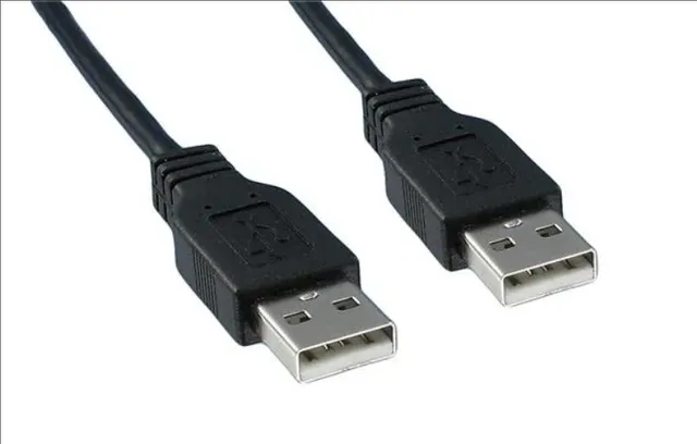 USB Cables / IEEE 1394 Cables USB 2.0 M TO M STRAT 1M CORD BLACK