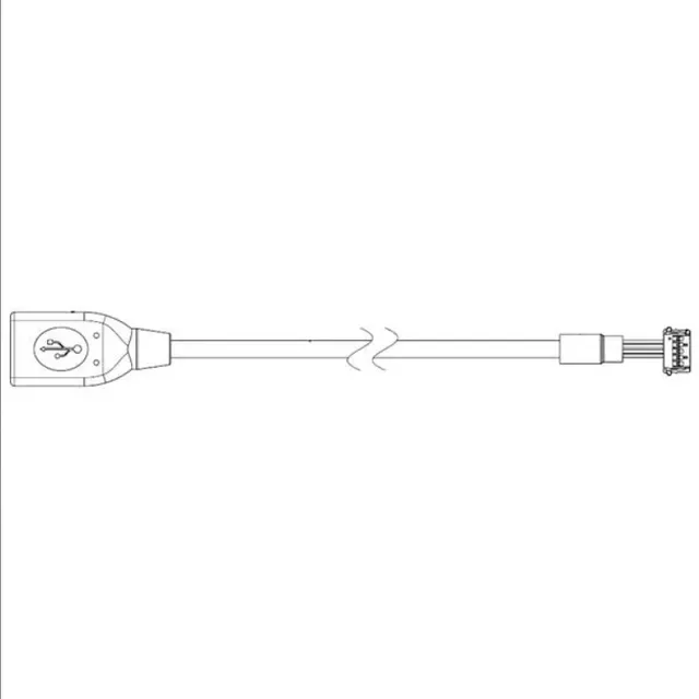 USB Cables / IEEE 1394 Cables 150mm USB 2.0 Fem to PicoLock