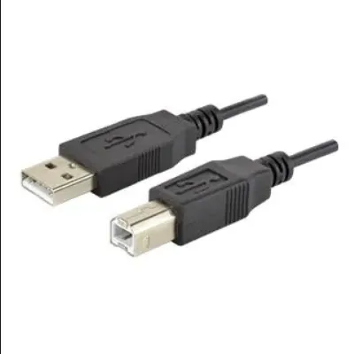 USB Cables / IEEE 1394 Cables Cable, 1000 mm, USB type A to USB B, 5V/1A, 480Mbps, 28 AWG, TPE