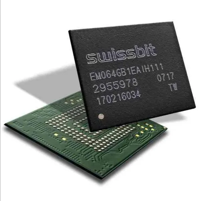 eMMC Industrial Embedded MMC, EM-20, 64 GB, MLC Flash, -40 C to +85 C