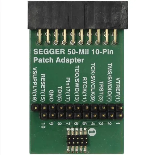 Sockets & Adapters SEGGER 50-Mil 10-Pin Patch Adapter