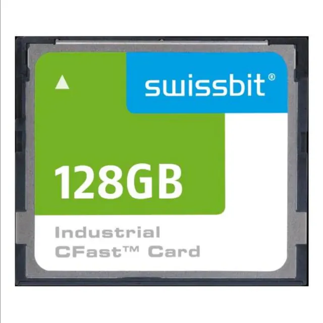 Memory Cards Industrial CFast Card, F-56, 128 GB, PSLC Flash, 0 C to +70 C