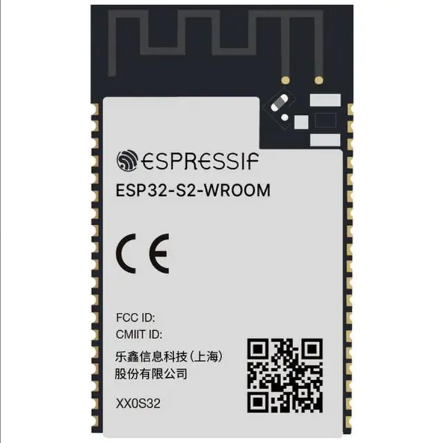 WiFi Modules (802.11) SMD Module ESP32-S2-WROVER, ESP32-S2, 32Mbits SPI flash, PCB Antenna
