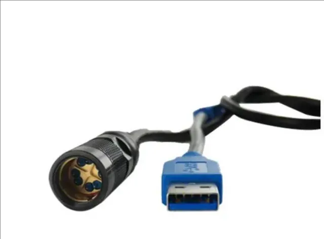USB Connectors MICROCOM-USB3 PLUG P W/ BANDING PLATFORM