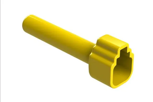 Automotive Connectors Boot 4 Position Plugs, Yellow