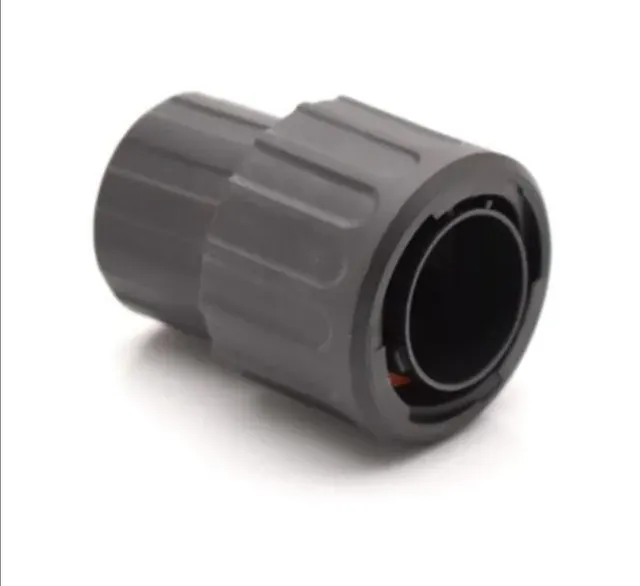 Standard Circular Connector Receptacle, Inline, 3 positions, size 3.6mm, pin contact, silicone rubber seal,with endcap