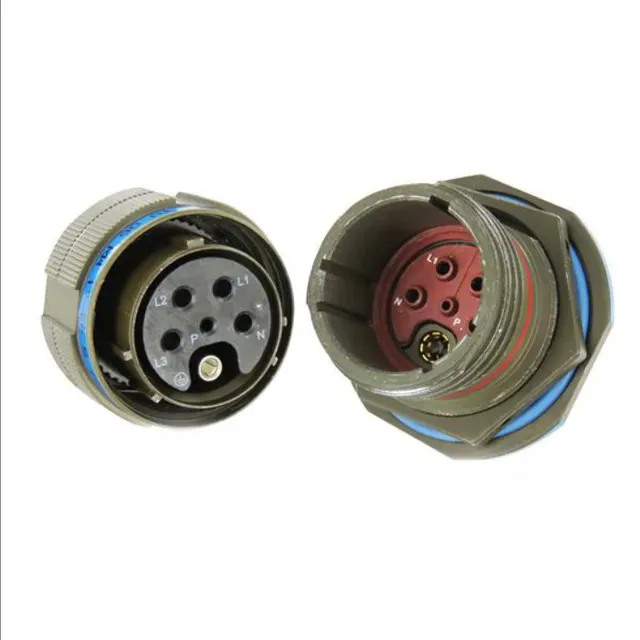 Circular MIL Spec Connector Power connector dedicated to user safety derived from MIL-DTL 38999 Series III Size 25