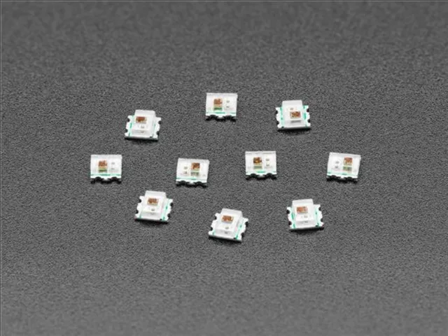 Adafruit Accessories NeoPixel Nano 2020 RGB LEDs - 10-pack - WS2812B