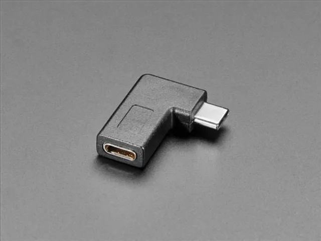 Adafruit Accessories Right Angle USB Type C Adapter - USB 3.1 Gen 4 Compatible
