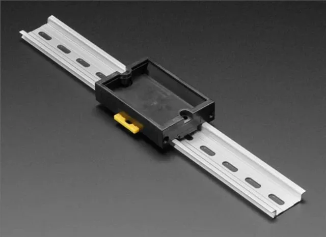Adafruit Accessories DIN Rail Generic PCB Holder - 50x80mm