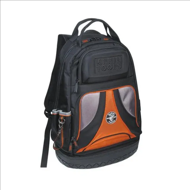 Tool Kits & Cases Tradesman Pro Tool Bag Backpack, 39 Pockets, Black, 14-Inch