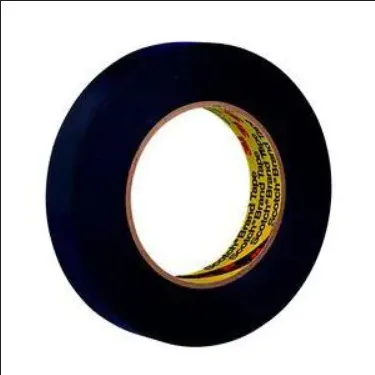 Adhesive Tapes Polyester Film Electrical Tape 1in x 72yd, 3in paper core, Roll, Black