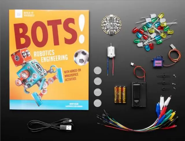 Books & Media Bots! by Kathy Ceceri - Book and Parts Bundle