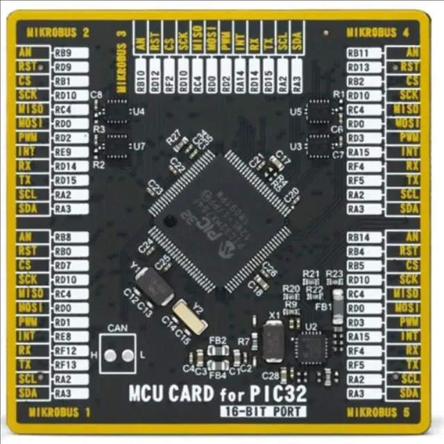 Development Boards & Kits - PIC/DSPIC MCU CARD for PIC32 PIC32MX764F128L