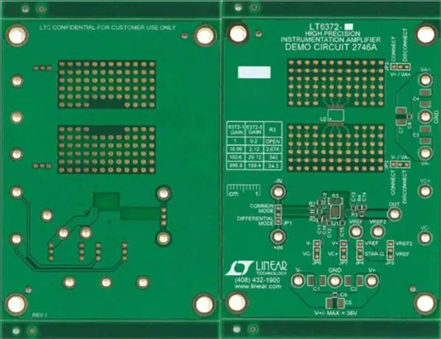 Amplifier IC Development Tools LT6372-1 & LT6372-0.2 Demo Circuit