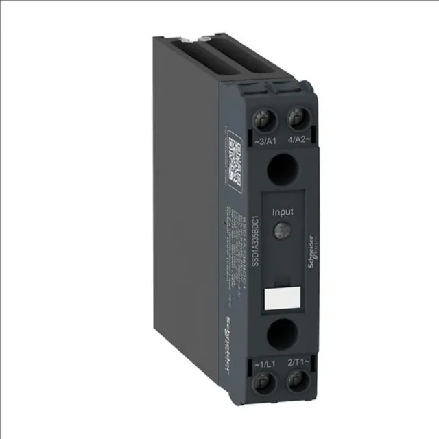 Solid State Relays - Industrial Mount SSR-DIN rail, 1phase, 48-600Vac output, 90-280Vac/Vdc control, 35A