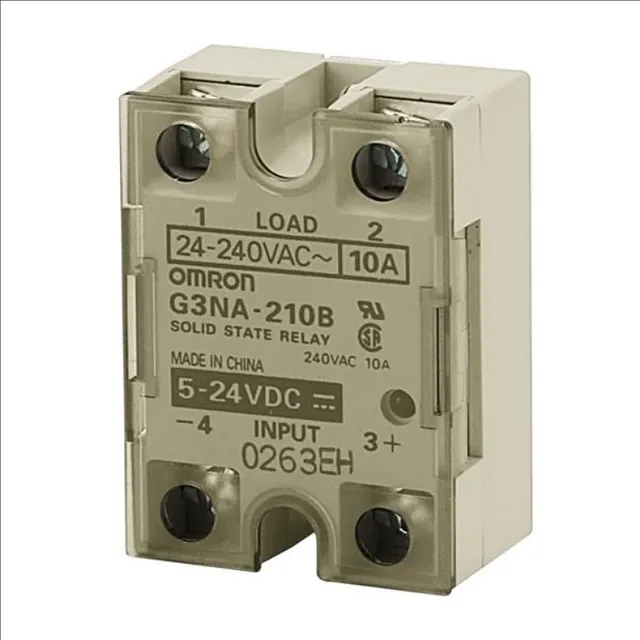 Solid State Relays - Industrial Mount Hockey Puck, 10 A, 100-240 VAC Input, 24-240 VAC Output