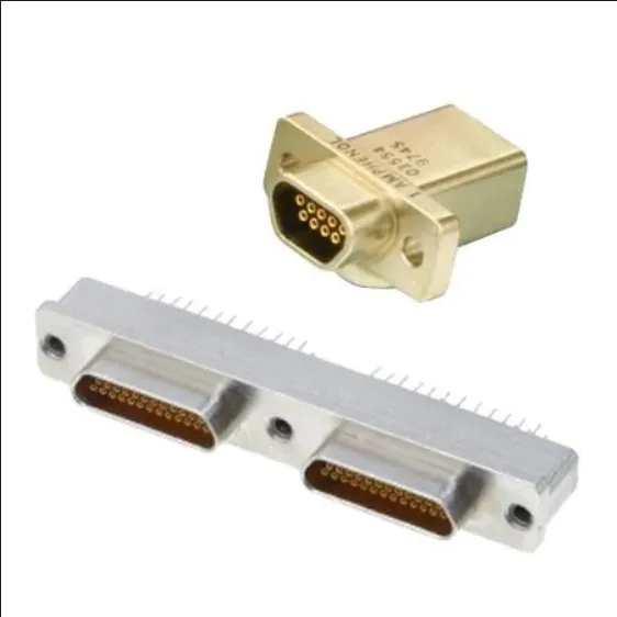 D-Sub Micro-D Connectors MICRO-D, 15 RCPT (SKT), WIRE"