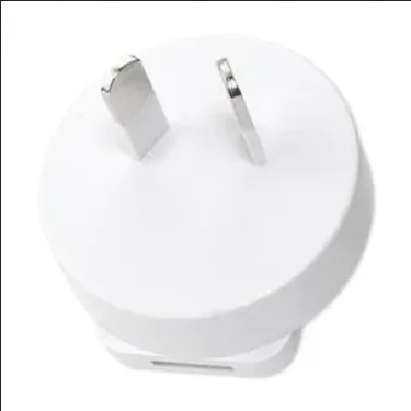 Wall Mount AC Adapters AC blade for Australia - white