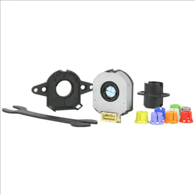 Encoders 28 mm, 12 or 14 Bit, Single-Turn or Multi-Turn, RS-485 Interface, Sleeve Bore Options from 2 8 mm, Up to 18 Configurations, Capacitive Modular All-in-One Absolute Encoder Kit