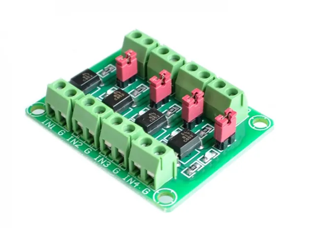 PC817 4 Channel Optocoupler Isolation Board