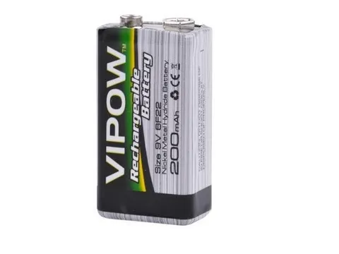 9v Rechargeable Battery 250mAh - Vipow[Original]