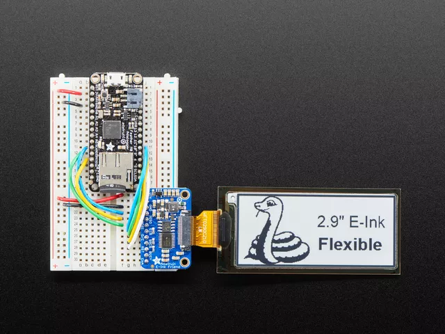 Flexible Monochrome eInk / ePaper Display