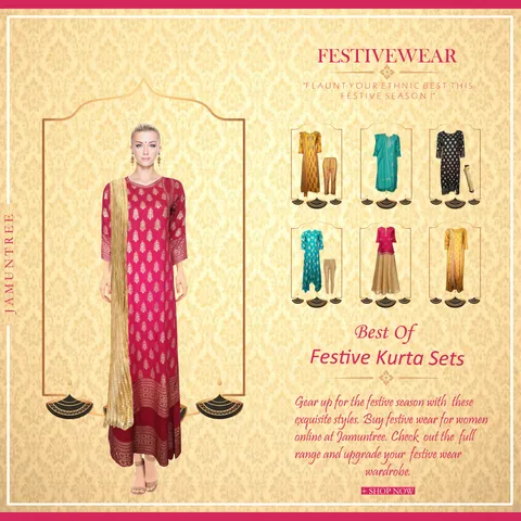 Buy Jamun Tree Womens Chiffon Kurta JT0366MultiColouredXLarge at  Amazonin