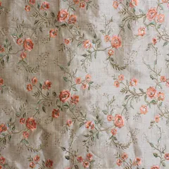Serene daisy's floral pattern fabric