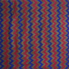 Zig-zag illusion Net fabric