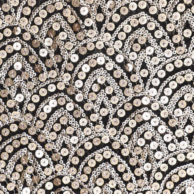All-grand Georgette ornate fabric/Sequins-fabric/Party-fabric/Fabric-DIY