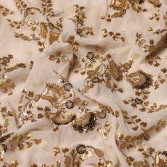 Royal zeek fern-flower fabric