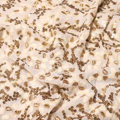 Georgette-Royale ornate fabric