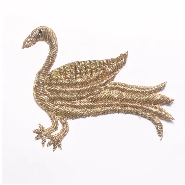 Designer dress border-filler patch/Zardosi-patch/Bird-patch/Swan-patch