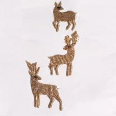 Doe family stag deer patch