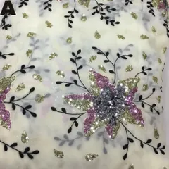 Starflower rich regal fabric