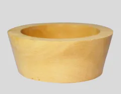 Conical-light-triangular look stylish and Egyptian royalty inspired simple-chic stately look wood bangle