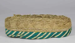 Delhi-festivities style cheerful and merriment inspired very fancy look floral cut-out look edges gota and zari strips grand royal border
