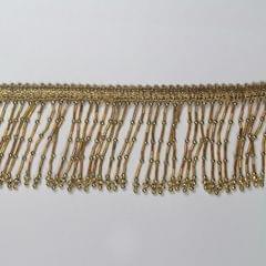 Loose woven U-waves zari ribbon base thread tassels inspired Bollywood rocker-chic party lace
