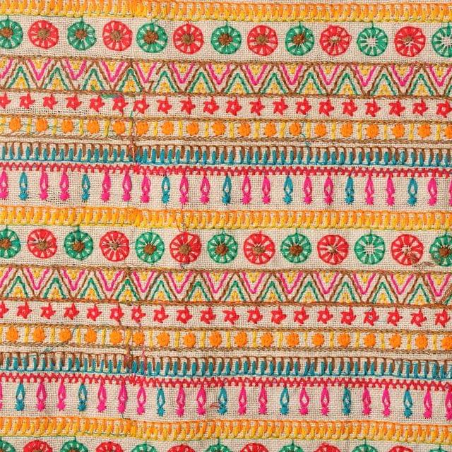 Tribal fascinations rich heritage look inspired thread-done fabric
