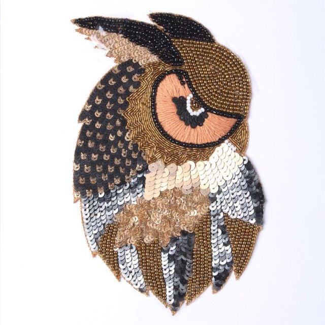 Owls of the night magical flighters cute trendy designer style patch