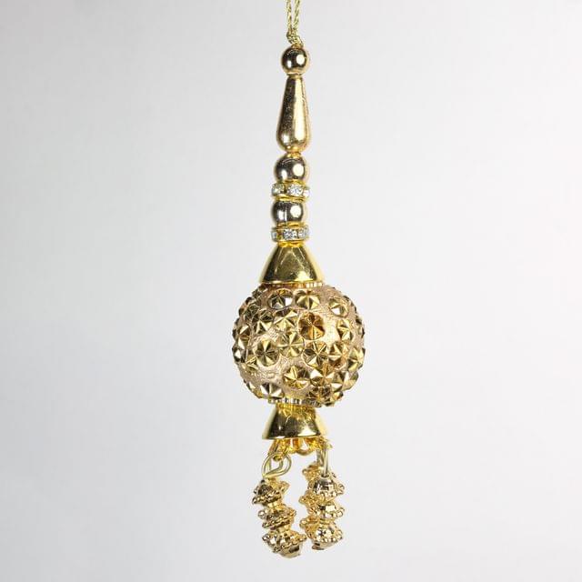 Bulb of richness studs and stones, beads combined regal flare tassel