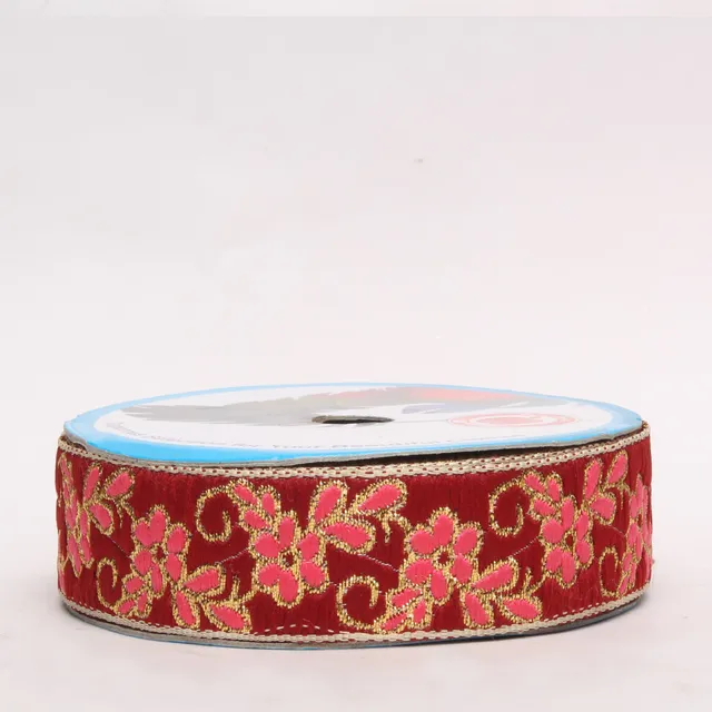 Flowers scattered fancy look calm celebrations fashion ribbon border
