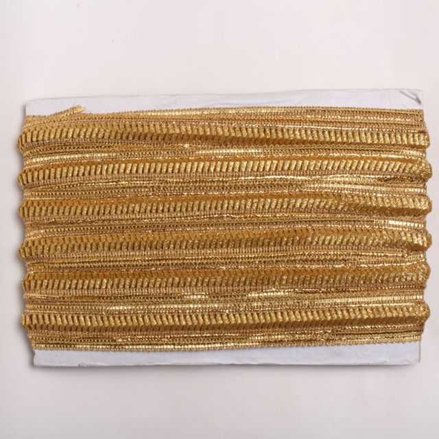 Rich and regal golden shade look of elegance festal prime Zari lace