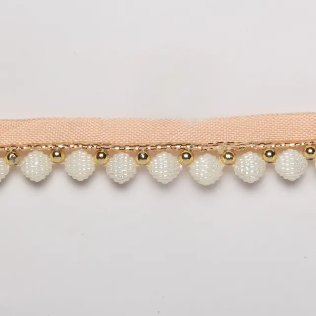 Pearls rich casual fleek lace/royal/Upscale-white-gold-9-meter-lace