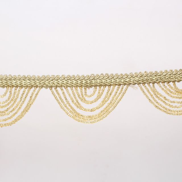 Scallop fringes delicate richy lace/Beads-scallop-lace/Bridal-rim-lace