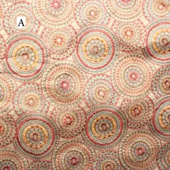 Rangoli-regal floral fabric