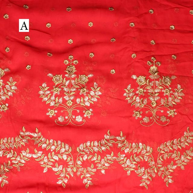 Looks of grandeur royal fabric/Zari-Bridal-fabric/Embroidery-fabric