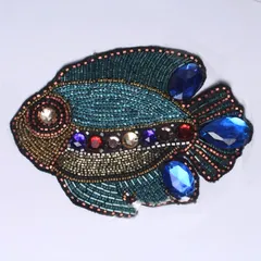 Fighter-fish royal patch